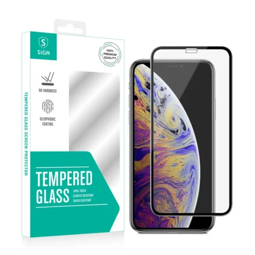 SiGN Skärmskydd i Härdat Glas för iPhone 11Pro/X/XS