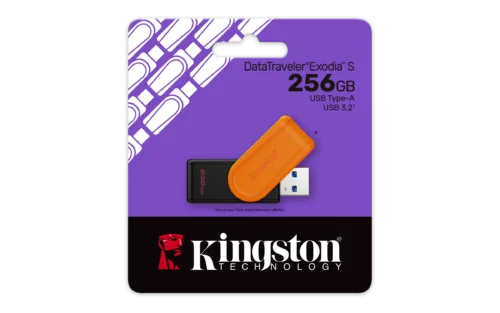 Kingston 256GB Portable USB 3.2 Gen 1 DT Exodia S
