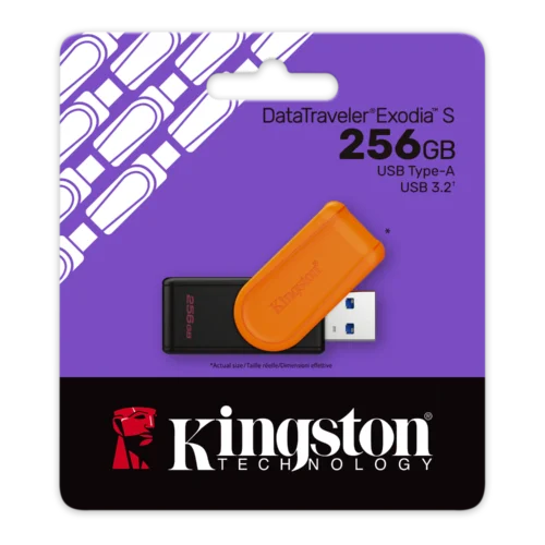 Kingston 256GB Portable USB 3.2 Gen 1 DT Exodia S