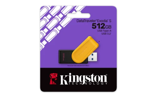 Kingston 512GB Portable USB 3.2 Gen 1 DT Exodia S